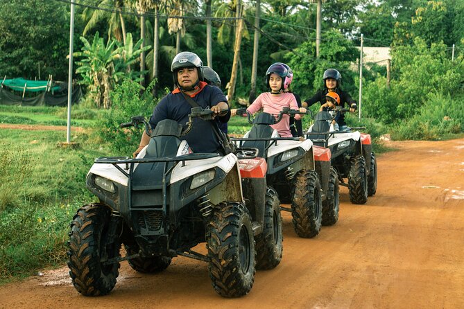 Quad Bike Ride Explore the Countryside - Guides Sna and Mr. Kimsan