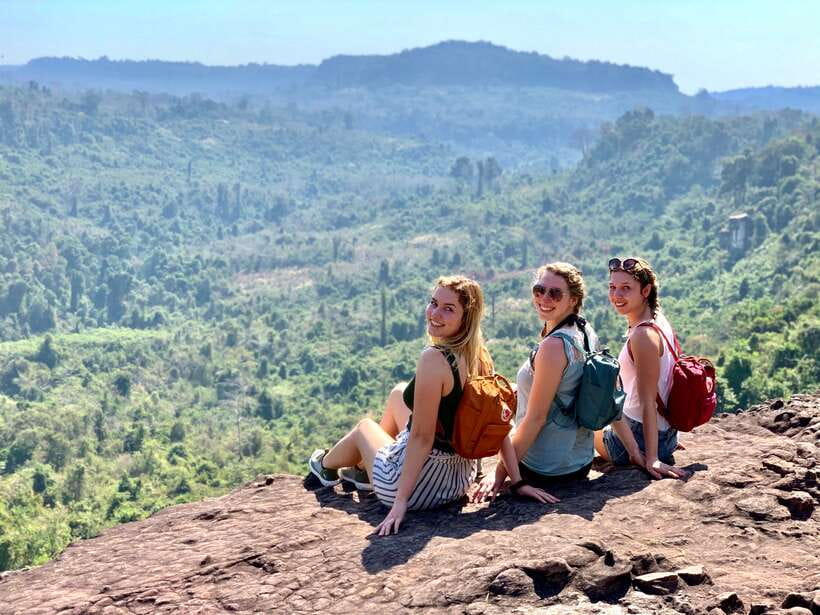 Shared tour: Kulen Mountain & Waterfalls - Small group - Walking through Phnom Kulen National Park