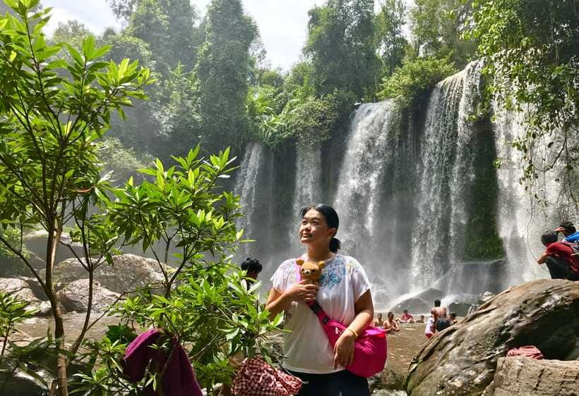 Shared tour: Kulen Mountain & Waterfalls - Small group - The reclining Buddha on the mountaintop