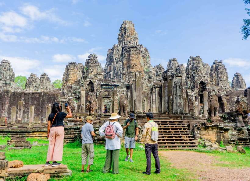Siem Reap: Angkor Sunrise Jeep Tour / SUV Car Available - Ta Prohm, trees, and fallen stone