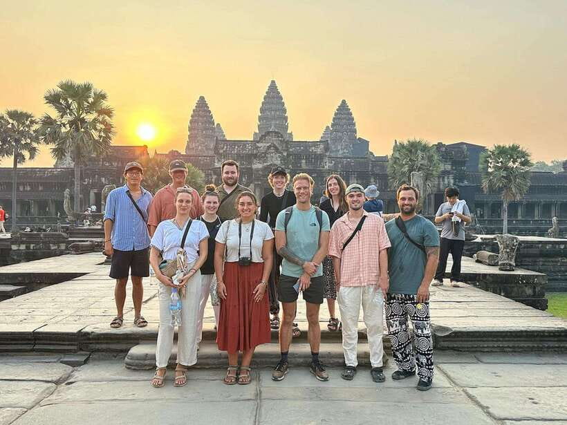 Siem Reap: Angkor Wat: Small-Group Sunrise or Sunset Tour - Bayon and Angkor Thom: faces, gates, and royal power