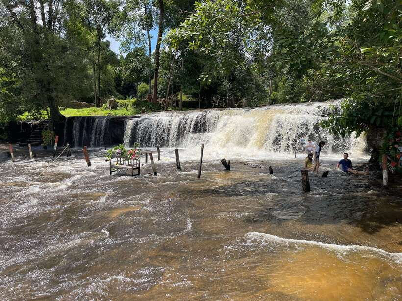 Siem Reap: Beng Mealea, Banteay Srei & Kulen Waterfall Trip - Swimming at Kulen Waterfall