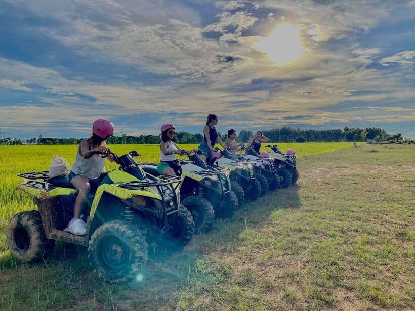 Siem Reap: Countryside Khmer village Tour by Quad Bike & ATV - Leaving Siem Reap behind on a quad bike