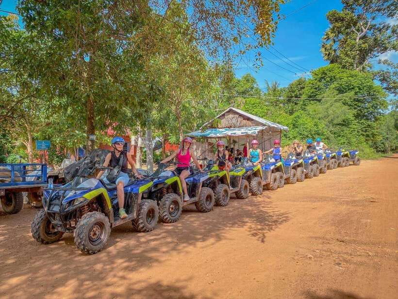 Siem Reap: Countryside Khmer village Tour by Quad Bike & ATV - Buddhist temples and a slower change of pace