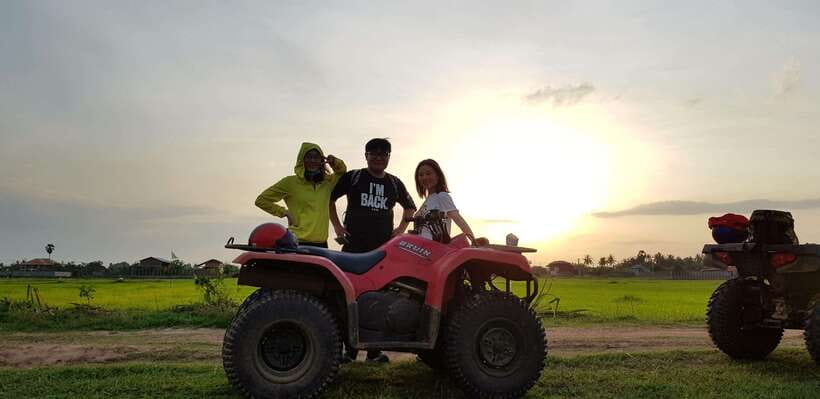 Siem Reap: Countryside Quad Bike Sunset Adventure - Washing off the mud at Journey Cambodia