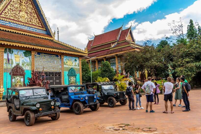 Siem Reap: Countryside Sunset Jeep Tour / SUV Available - The Winery Stop and Drinks Along the Way