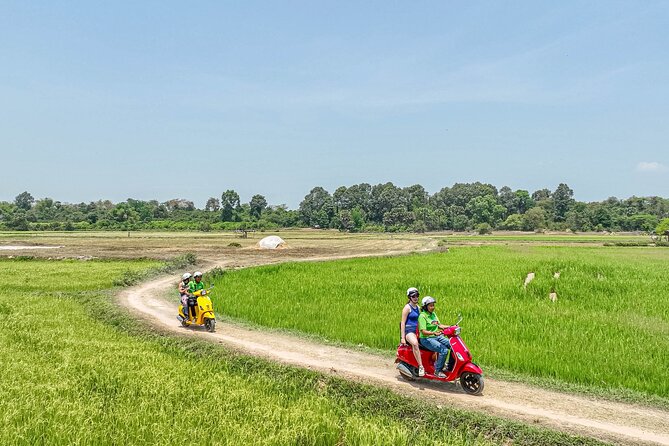 Out through the rice