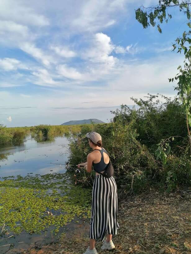 Siem Reap: Fishing in the rice fields, in the villages of Siem Reap - What the rice-field fishing is really like