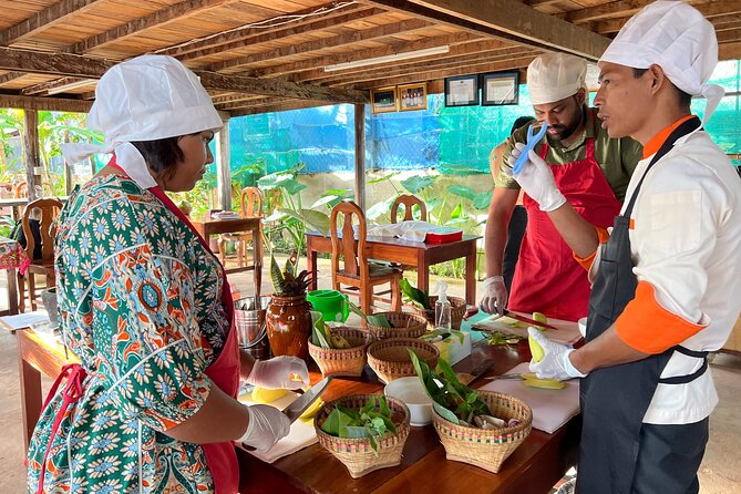 Siem Reap Guided Day Trip to Local Village and Cooking Class - Eating what you prepared