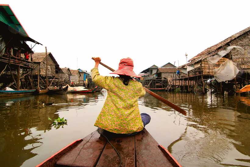 Siem Reap: Half-Day Kampong Phluk with Sunset, Boat & Guide - A village visit and changing seasonal route