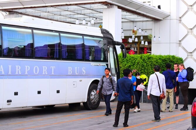 Siem Reap International Airport Shared Shuttle Bus Transfer - A shared ride, not a private airport car