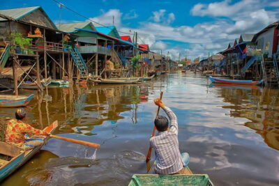Kampong Phluk Floating Village Tour with Boat