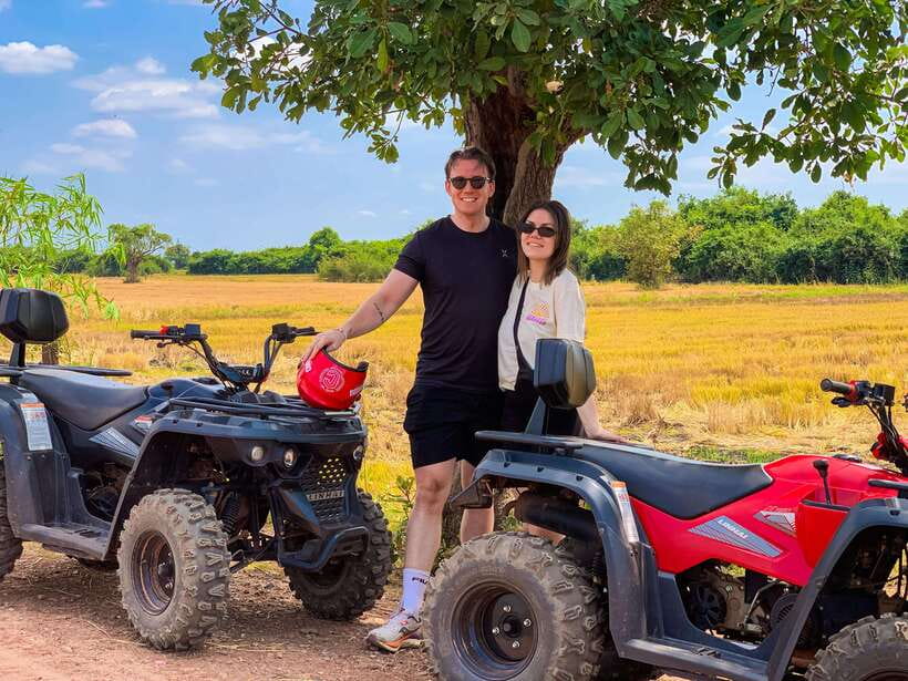 Siem Reap: Khmer Village and Fish Farm ATV Tour - Rice fields, dirt tracks, and real village life