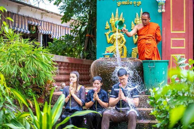 Siem Reap: Khmer Water Blessing by Monk and Lotus Farm Visit - Key points to know before booking