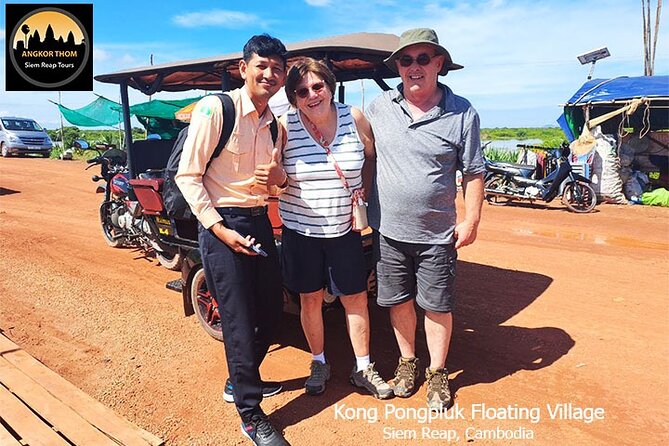 Siem Reap: Kompong Pluk Tonle Sap , Floating Village Tour Cruise - The road from Siem Reap to the lake