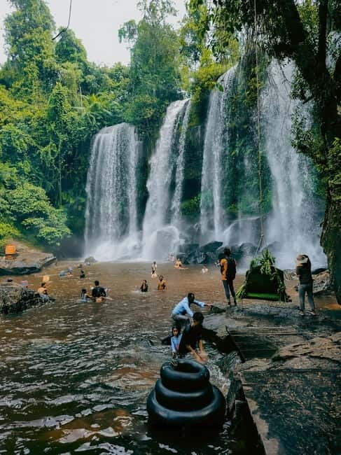 Siem Reap: Kulen Mountain, Beng Mealea, and Kampong Phluk - The Kulen waterfall break