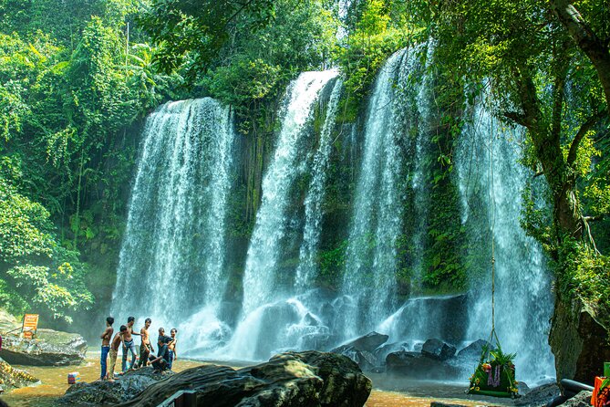 Siem Reap: Phnom Kulen National Park & Beng Mealea Private Tour - The waterfalls and the practical side of Phnom Kulen