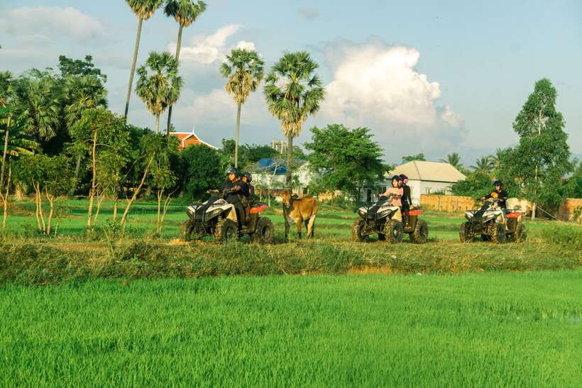 Siem Reap: Quad Bike Tour of Local Villages - Riding through Khmer villages and rice fields