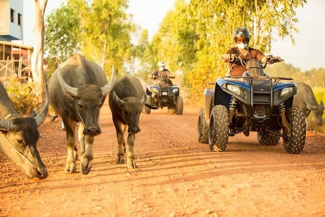 Siem Reap Rustic Side Quad Bike Adventure - Mud, rice fields, and a changing sky