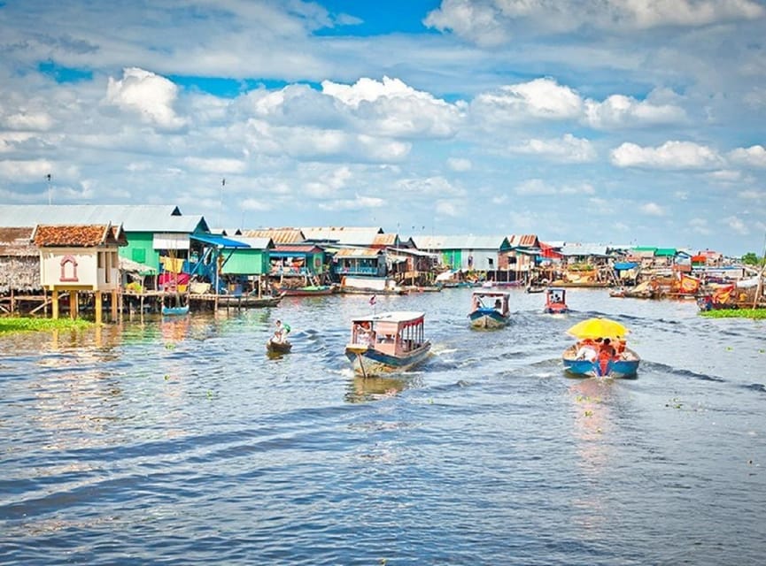 Siem Reap: Tonle Sap, Kampong Phluk & Floating Village Tour - Tonlé Sap sunset from the boat