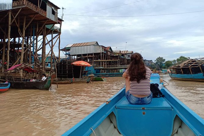 Siem Reap, Tonle Sap Lake, Kompong Phluk, Floating Village Tour - School, pagoda, and the human side of the visit
