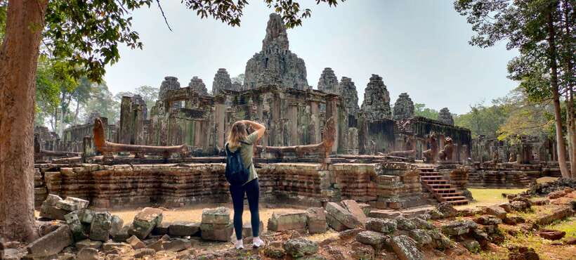 Siem Reap Tour Guide: Angkor Wat Sunrise Tour & Beng Mealea - Ta Prohm, where architecture meets tree roots