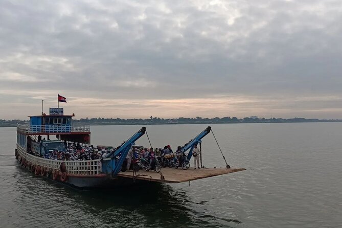 Silk Island at Twilight Cycle Encounter - Leaving Phnom Penh by ferry and bicycle