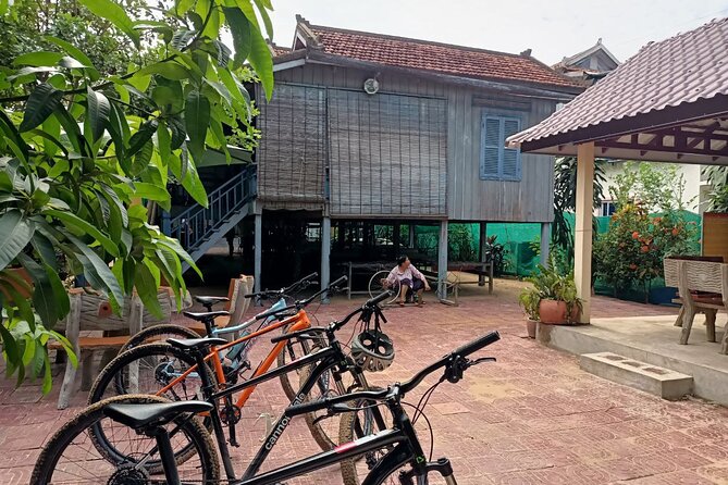 Silk Island at Twilight Cycle Encounter - Returning across the Mekong by tuk-tuk