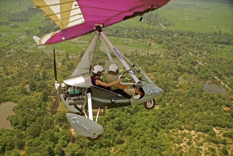 Sky Venture Microlight Siem Reap - A small aircraft with a very big view
