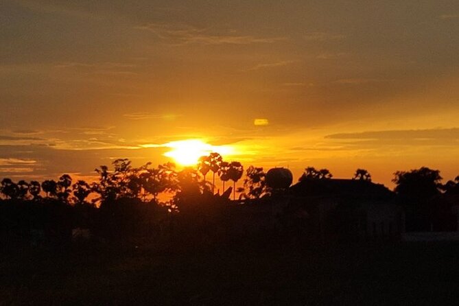 Small Group Countryside Bike Tours, Sunset & Picnic - Sunset over the fields with a cold drink