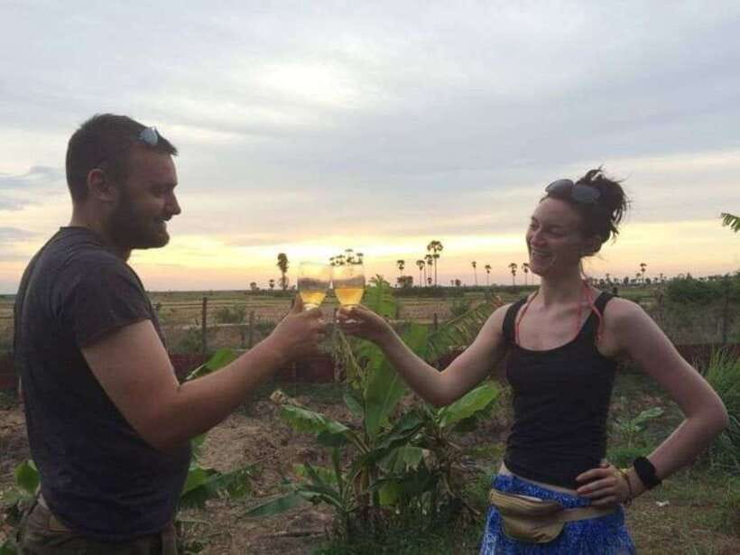 Small Group Countryside Sunset Bike Tours - From your hotel to a Cambodian pagoda