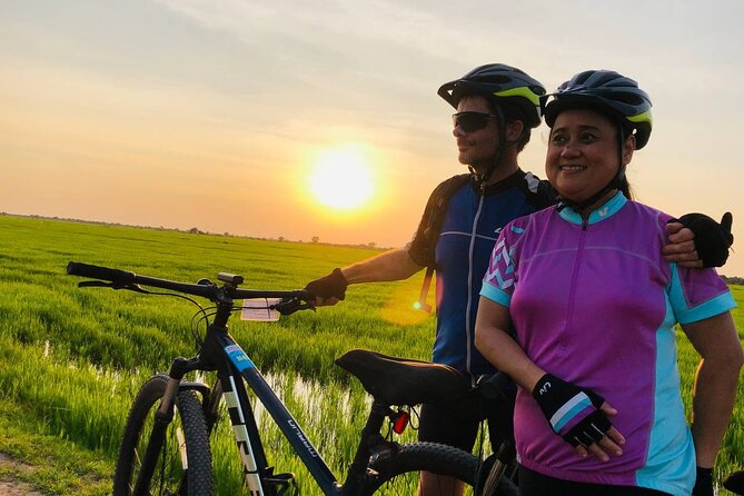 Sunset at Countryside - Country roads, rice fields, and village life