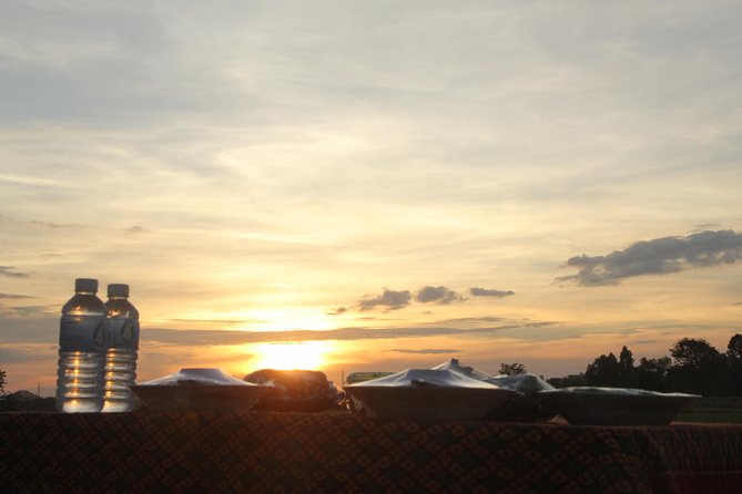 Sunset Dinner at Rice Paddy Fields - The ox-cart ride through village homes and fields