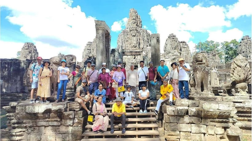Ultimate Sunrise to Angkor Wat, Angkor Thom and Bayon Temple - Entering Angkor Thom through the southern gate