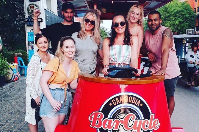Unlimited Drinks - Sunset City Tour - 2 Hours - A Moving Bar in the Heart of Siem Reap