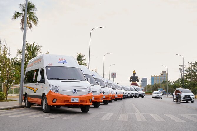 VET Bus services in Cambodia - Routes beyond Phnom Penh