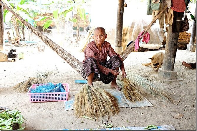 Village Life Tour from Siem Reap - Looking inside the village temple